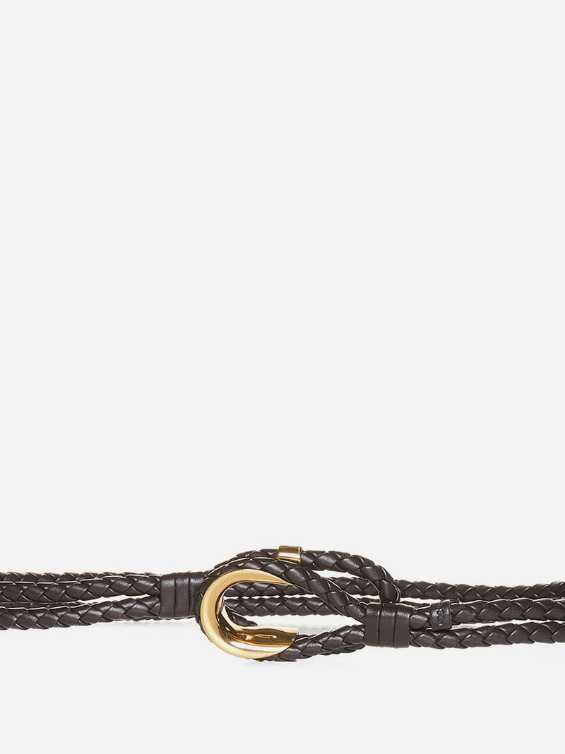 Bottega Veneta Coaxial Woven Leather Belt - Women – Piano Luigi