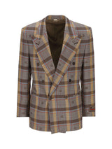 Gucci Checked Long-sleeved Jacket - Men - Piano Luigi