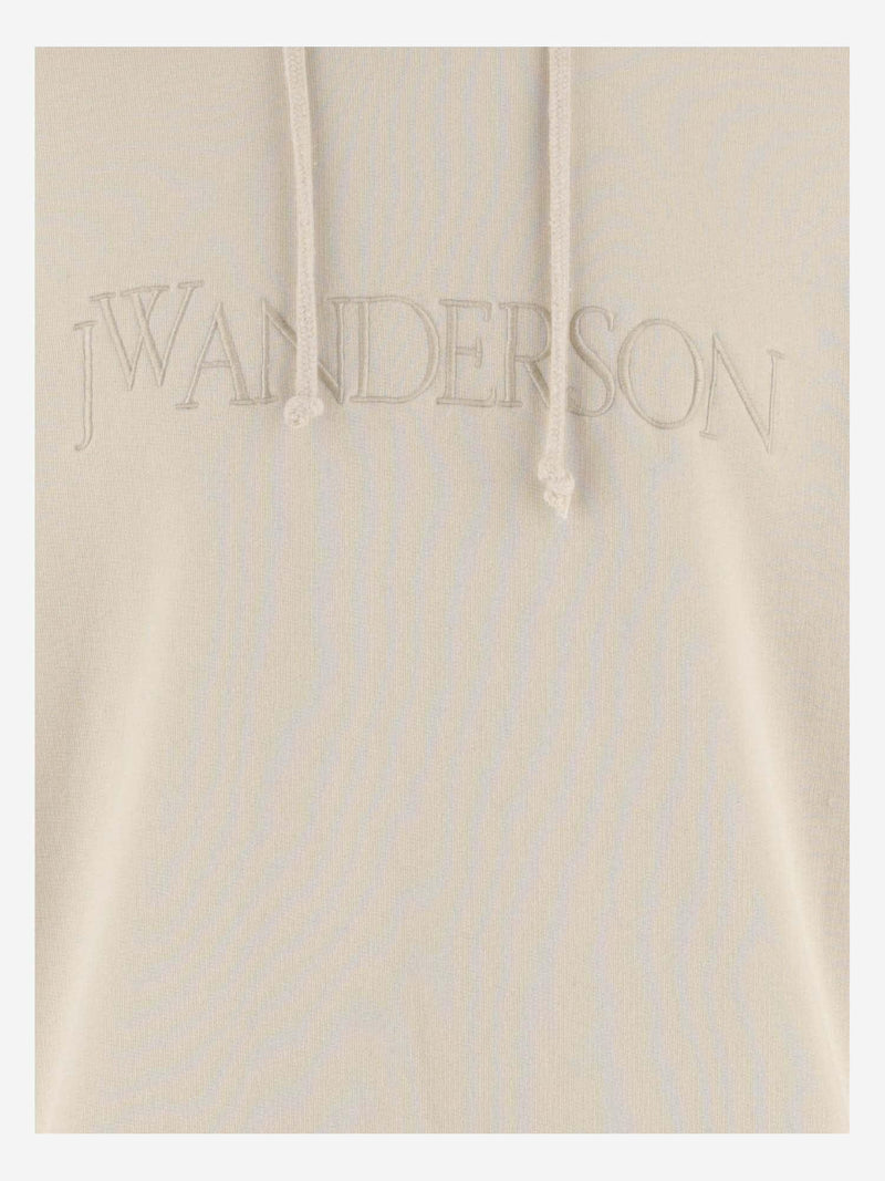 J.W. Anderson Logo Cotton Hoodie - Men - Piano Luigi