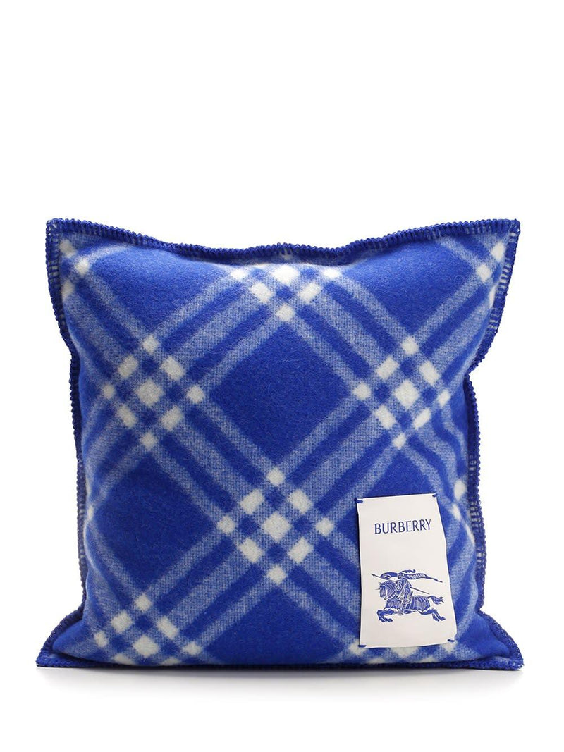 Burberry Check Wool Pillow - Men - Piano Luigi