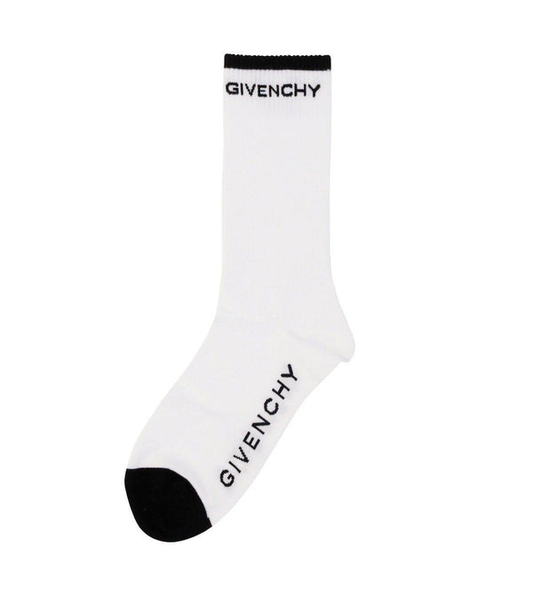 Givenchy Logo Intarsia Crew Socks - Men - Piano Luigi