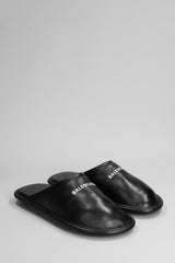 Balenciaga Flats In Black Leather - Men - Piano Luigi