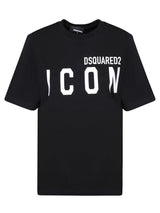 Dsquared2 Logo Printed Crewneck T-shirt - Women - Piano Luigi