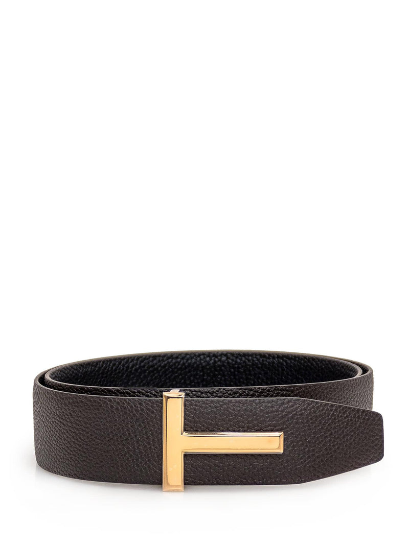 Tom Ford Leather Belt - Men - Piano Luigi