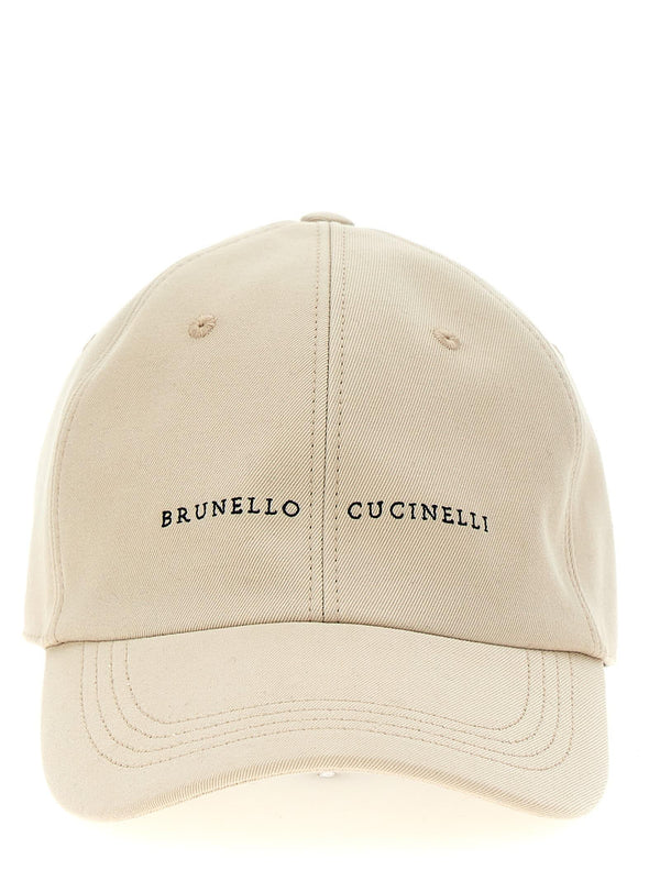 Brunello Cucinelli Logo Embroidery Cap - Men - Piano Luigi