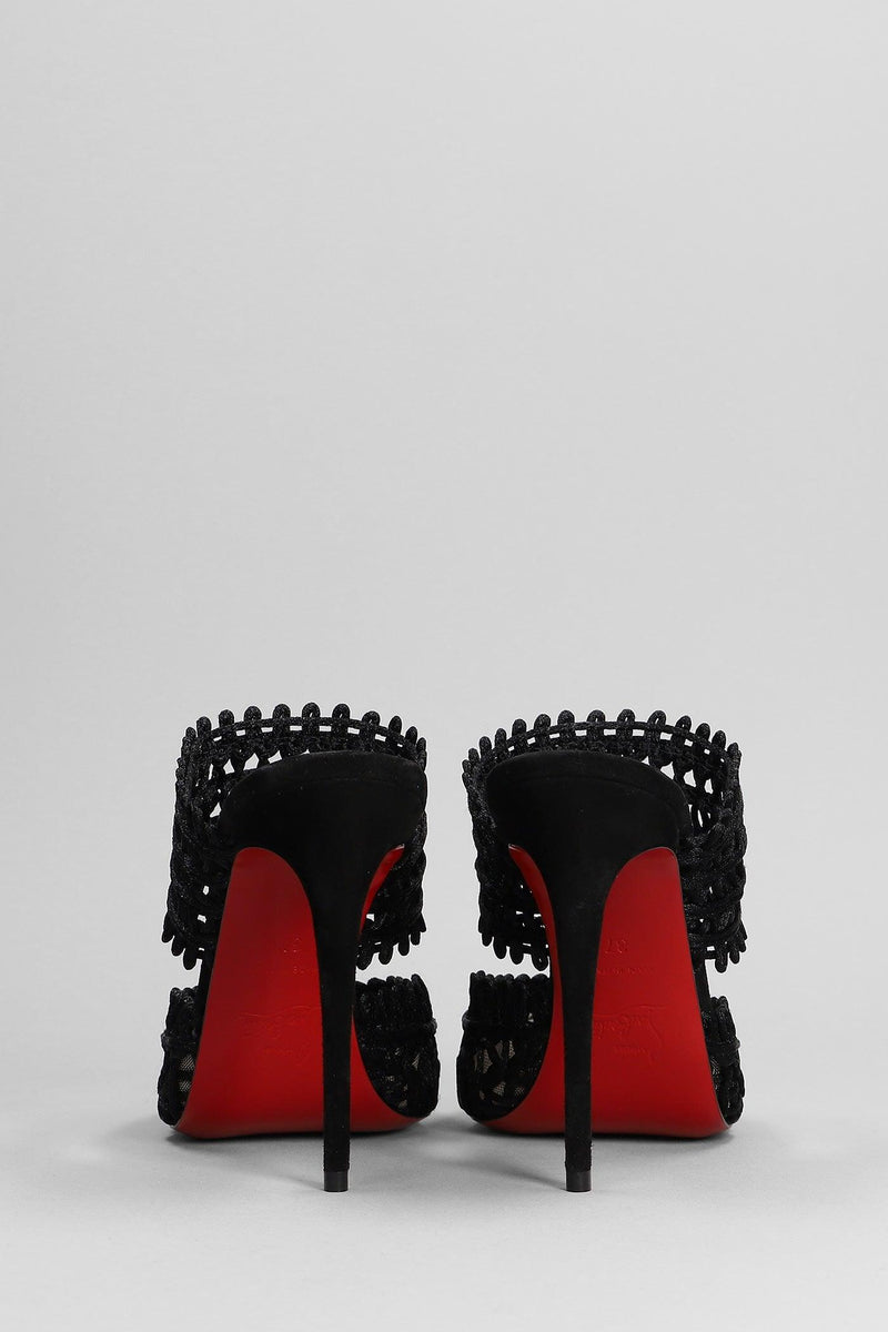 Christian Louboutin Deia Pumps In Black Suede - Women - Piano Luigi