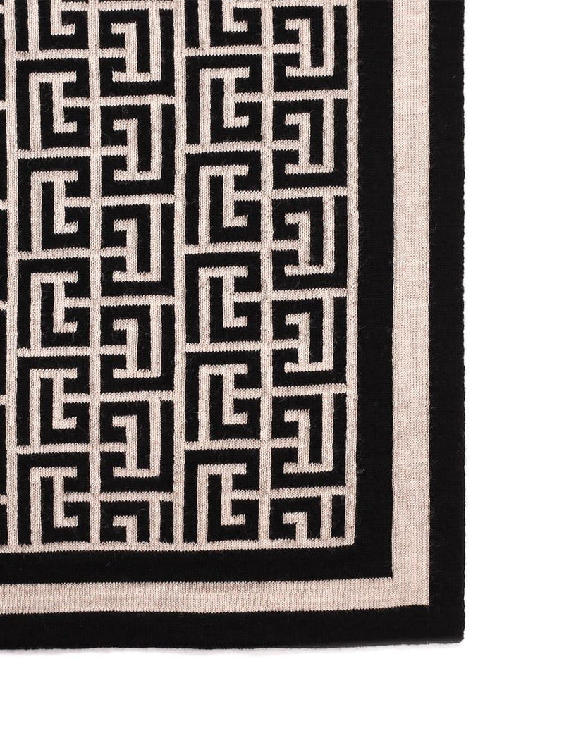 Balmain Wool Monogram Scarf - Men - Piano Luigi