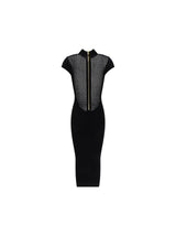 Balmain Knitted Sheath Dress - Women - Piano Luigi