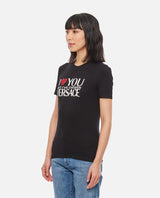 Versace I Love You Jersey T-shirt - Women - Piano Luigi