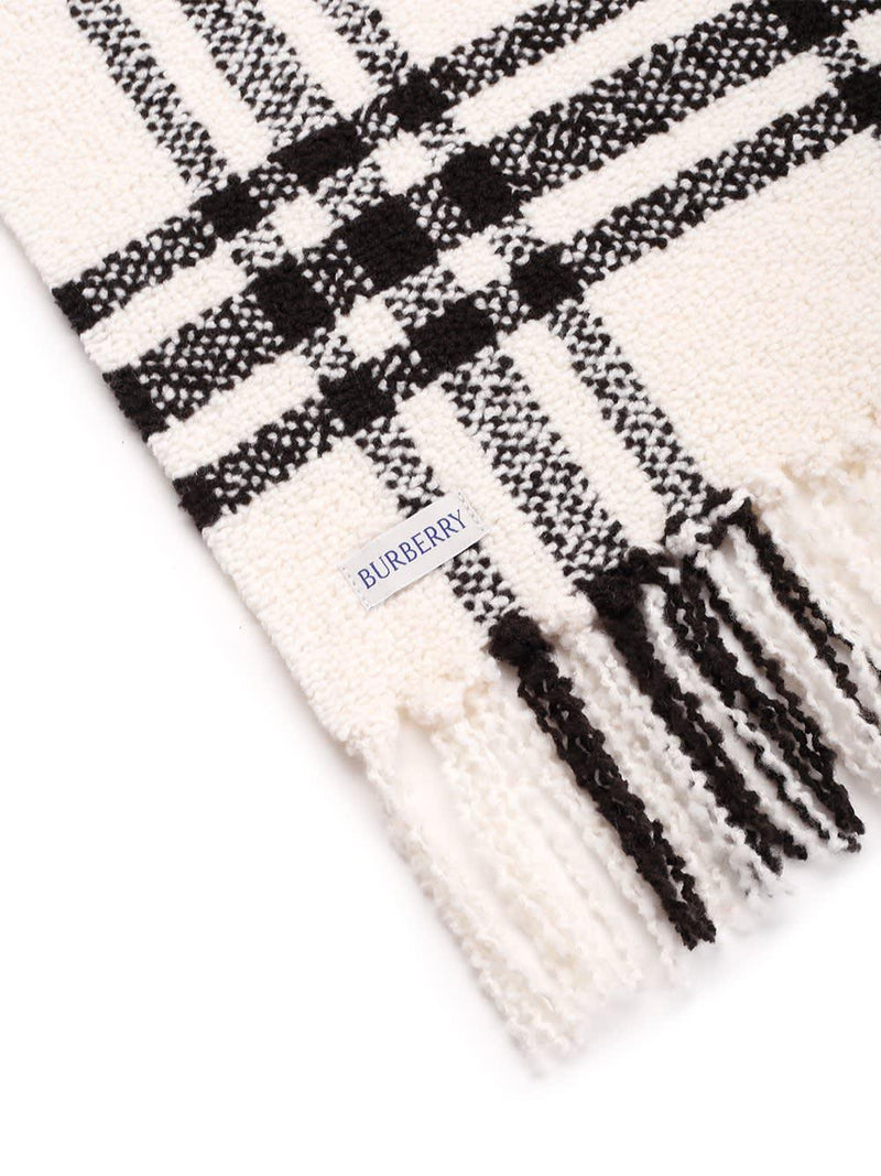 Burberry Brushed Wool Scarf - Women - Piano Luigi