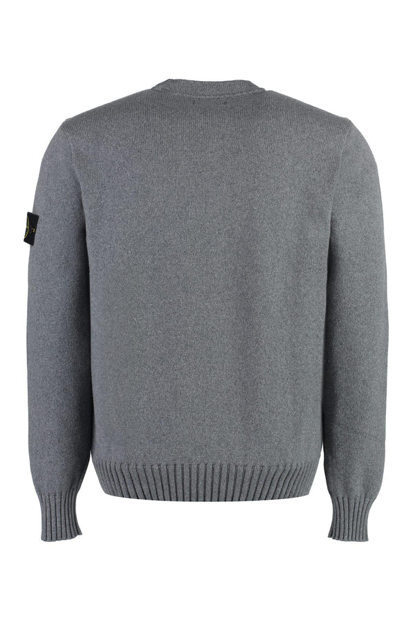 Stone Island Cotton Blend Crew-neck Sweater - Men - Piano Luigi