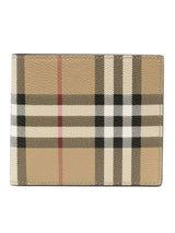 Burberry All-over Check Printed Bi-fold Wallet - Men - Piano Luigi