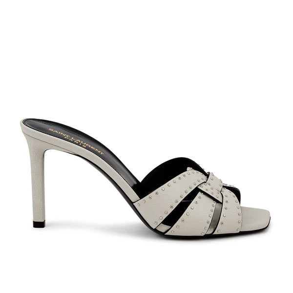 Saint Laurent Tribute Leather Mules - Women - Piano Luigi