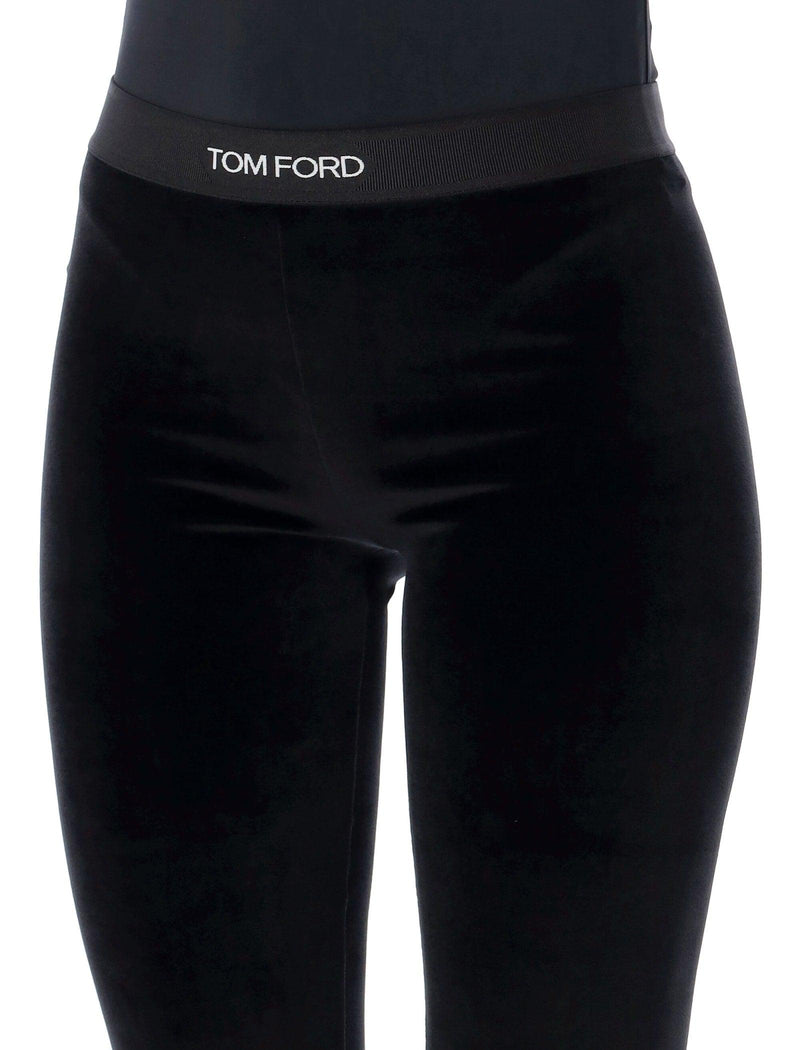 Tom Ford Signature Leggings Velour - Women - Piano Luigi