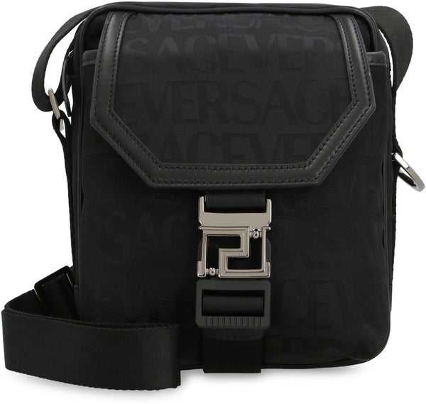 Versace Canvas Messenger Bag - Men - Piano Luigi