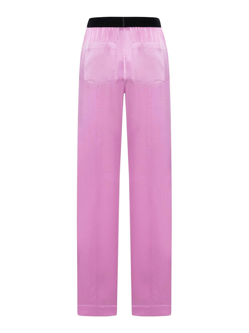 Tom Ford Stretch Silk Satin Pj Pants - Women - Piano Luigi