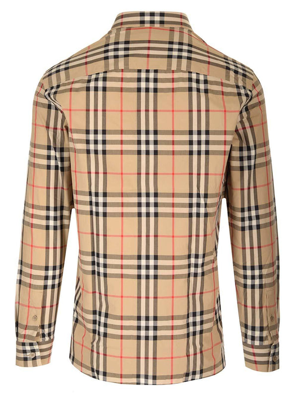 Burberry Cotton Shirt With Check Pattern - Men - Piano Luigi