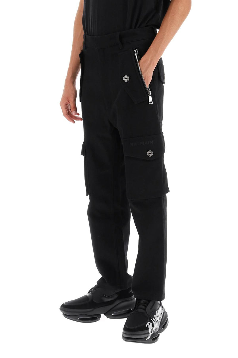 Balmain Cotton Cargo Pants - Men - Piano Luigi