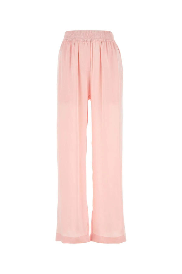 Burberry Pastel Pink Satin Pyjama Pant - Women - Piano Luigi