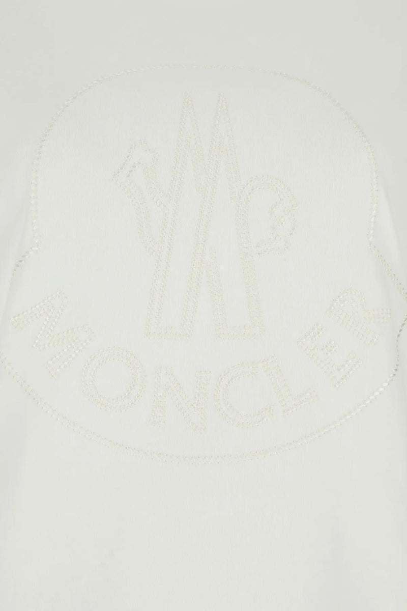 Moncler White Cotton T-shirt - Women - Piano Luigi