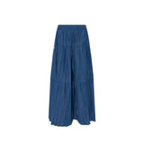 Gucci Denim Pleated Trousers - Women - Piano Luigi