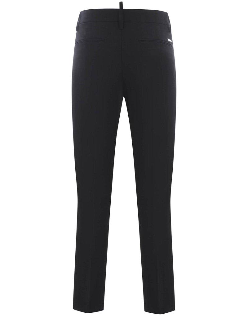 Dsquared2 Trousers In Virgin Wool Blend - Women - Piano Luigi