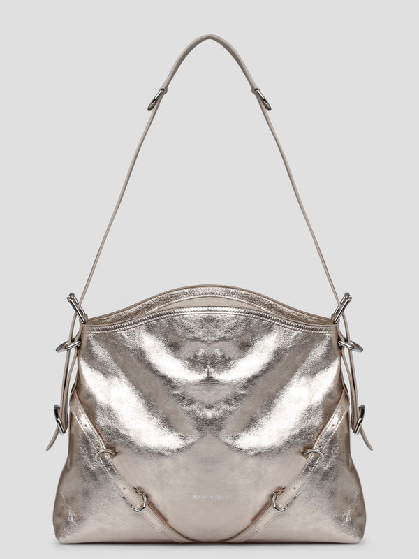 Givenchy Laminated Leather Medium Voyou Bag - Women - Piano Luigi