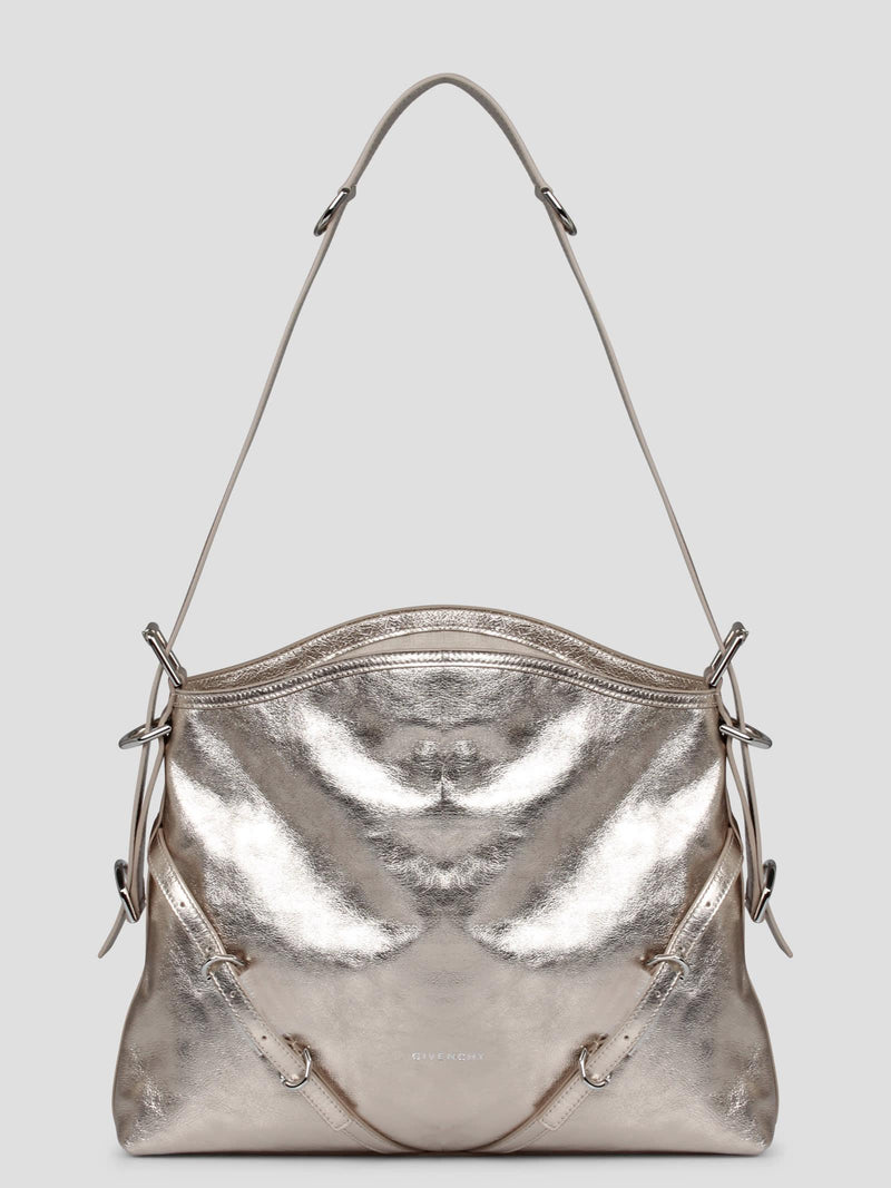 Givenchy Laminated Leather Medium Voyou Bag - Women - Piano Luigi