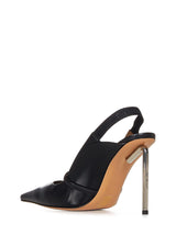 Off-White Pointed Toe Singback Pumps - Women - Piano Luigi