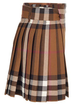 Burberry Pleated Mini Skirt With Tartan Pattern - Women - Piano Luigi