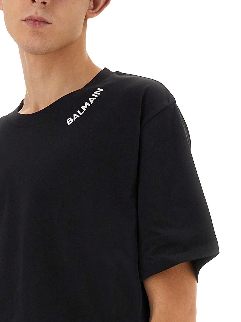 Balmain T-shirt With Logo - Men - Piano Luigi