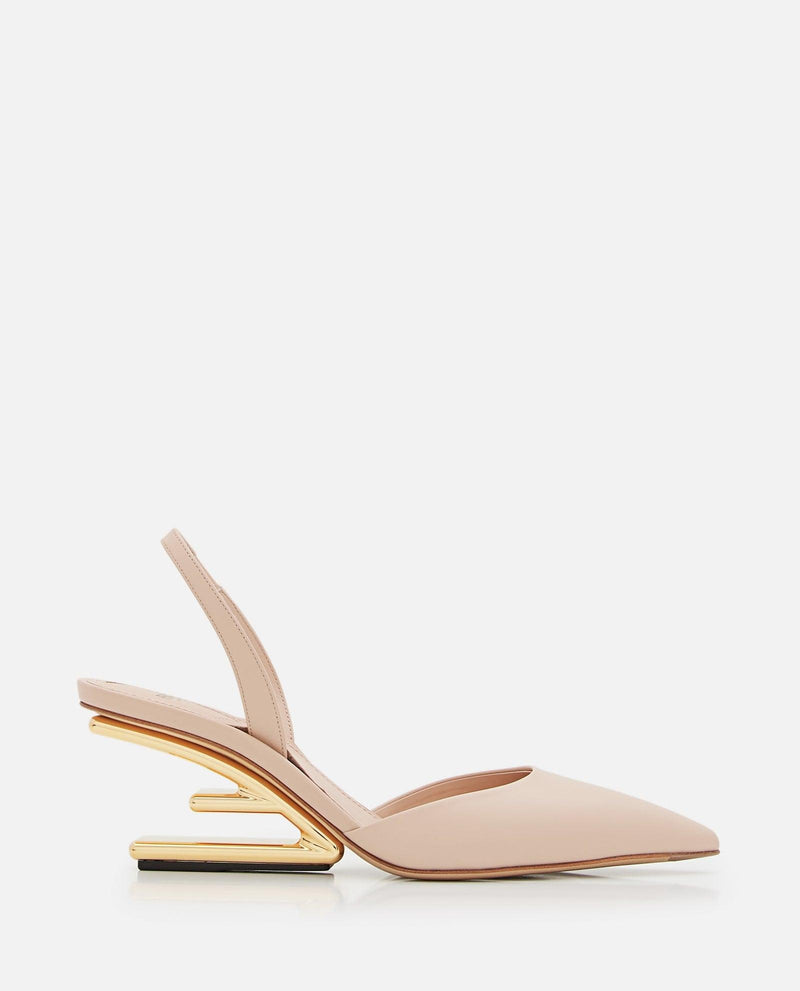 Fendi First Leather Slingback Pumps - Women - Piano Luigi