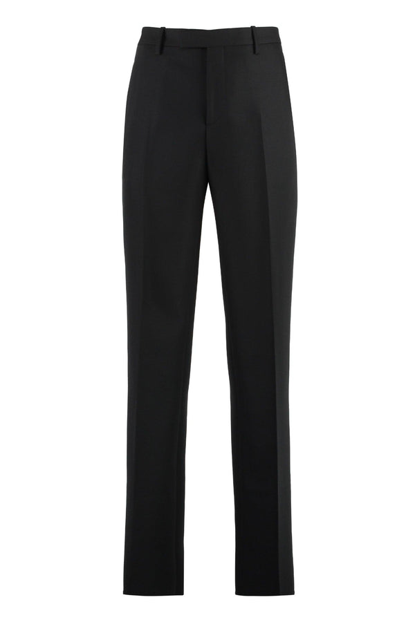 Off-White Wool Tailored Trousers - Men - Piano Luigi