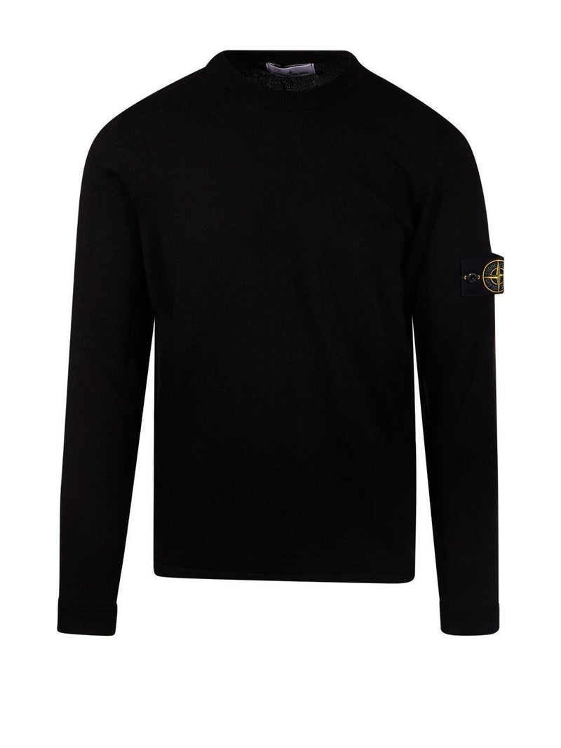 Stone Island Compass Patch Crewneck Sweatshirt - Men - Piano Luigi