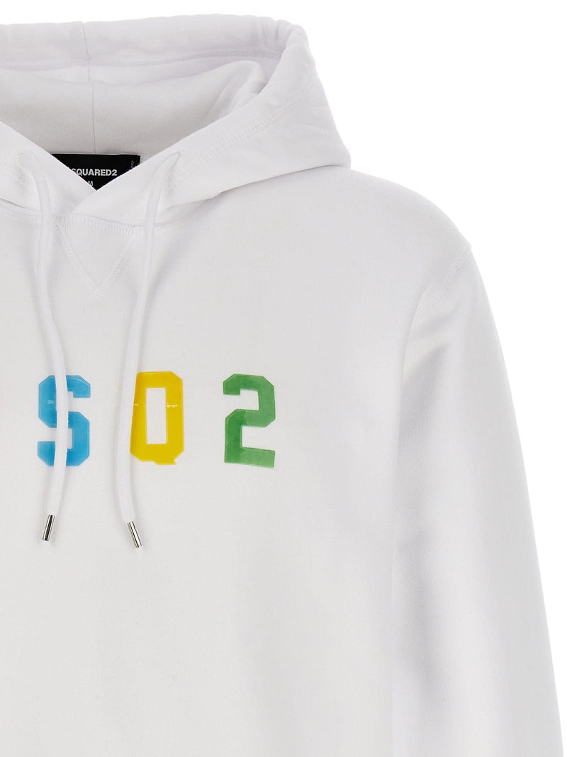 Dsquared2 White Cpppne Sweatshirt - Men - Piano Luigi