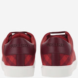 Burberry Cotton Sneakers With Check Pattern - Women - Piano Luigi