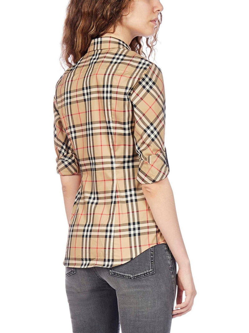 Burberry Vintage Checked Short-sleeved Shirt - Women - Piano Luigi