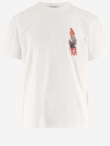 J.W. Anderson Cotton T-shirt With Graphic Print And Logo - Men - Piano Luigi