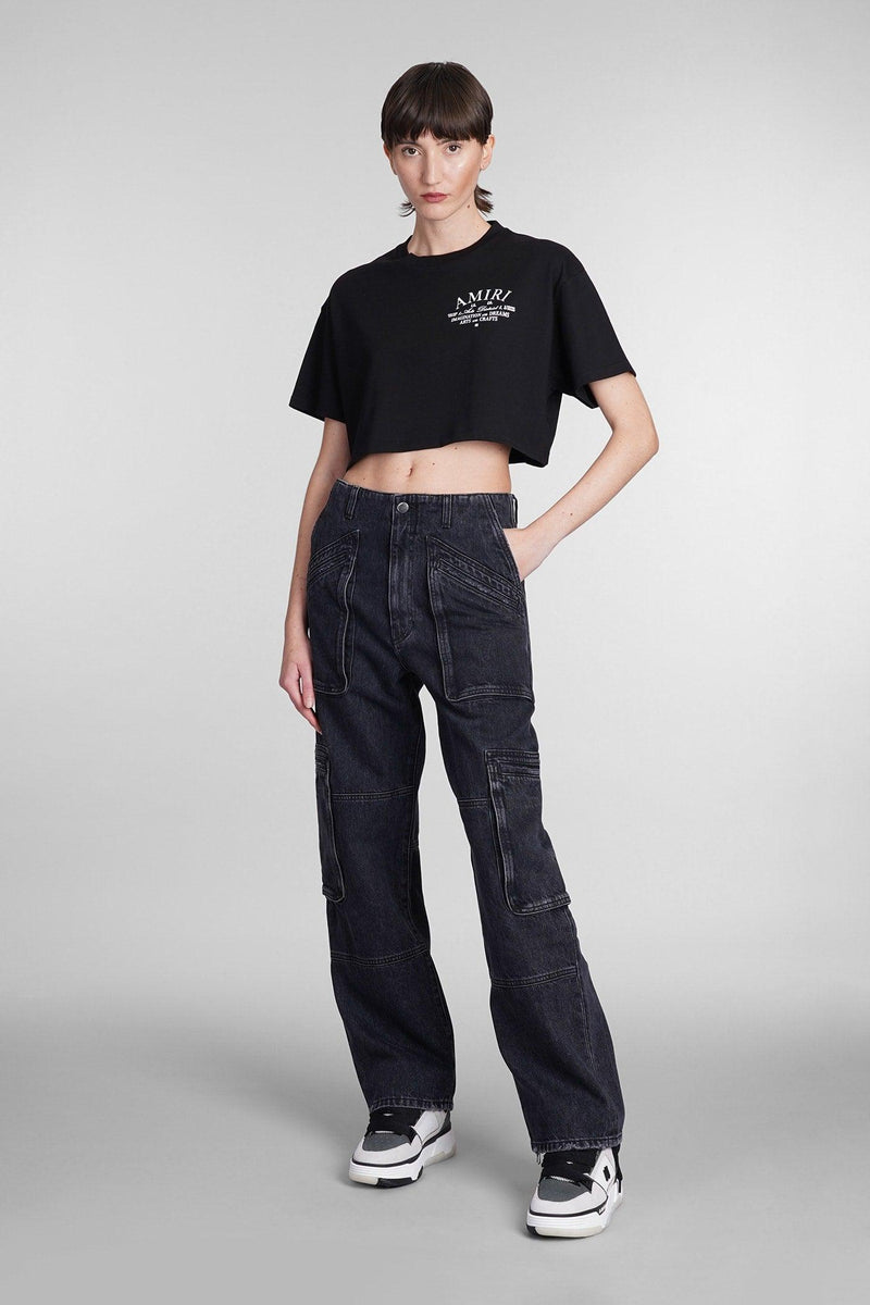 AMIRI Jeans In Black Cotton - Women - Piano Luigi