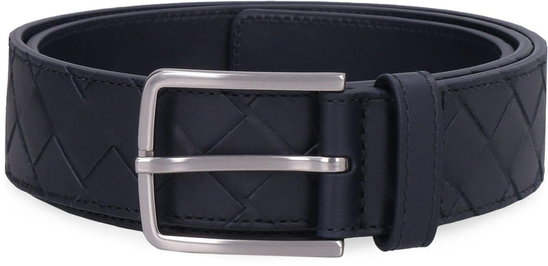 Bottega Veneta Intrecciato Motif Leather Belt - Men - Piano Luigi