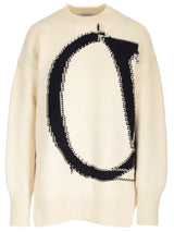 Off-White Oversized Logo Sweater - Women - Piano Luigi