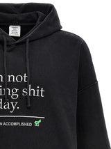 VETEMENTS Not Doing Shit Today Hoodie - Men - Piano Luigi