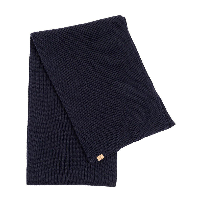 Woolrich Logo Patch Ribbed Scarf - Men - Piano Luigi