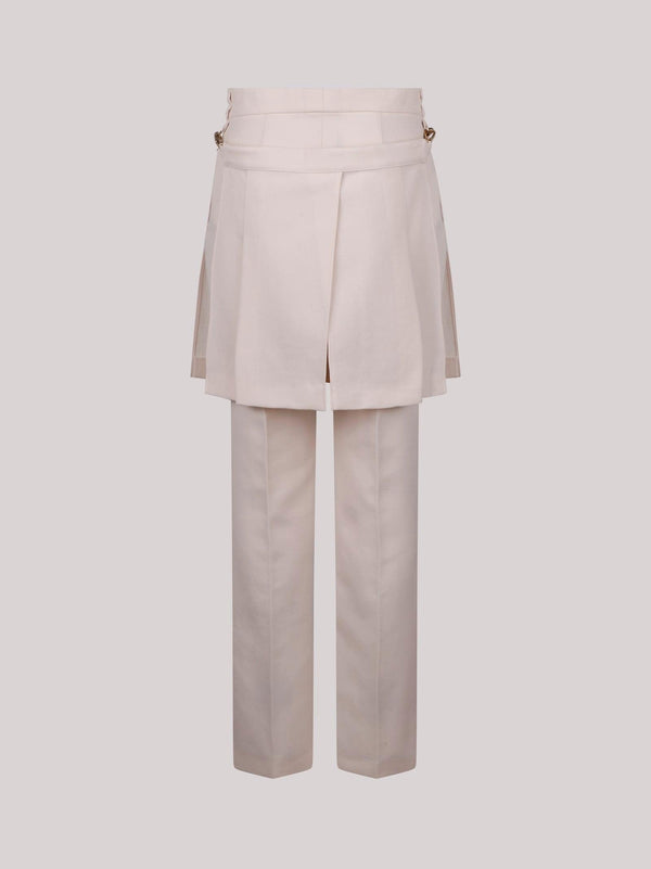 Fendi Grain De Poudre Wool Trousers - Women - Piano Luigi