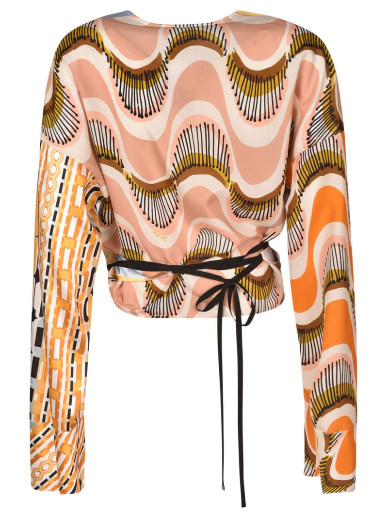 Dsquared2 Abstract Wrap Blouse - Women