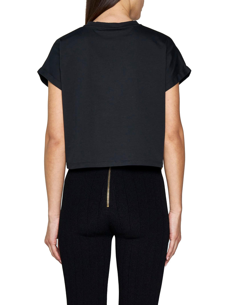 Balmain Cotton Crew-neck T-shirt - Women - Piano Luigi