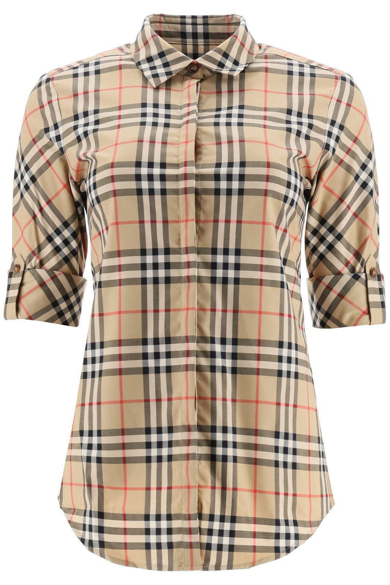 Burberry Vintage Checked Short-sleeved Shirt - Women - Piano Luigi