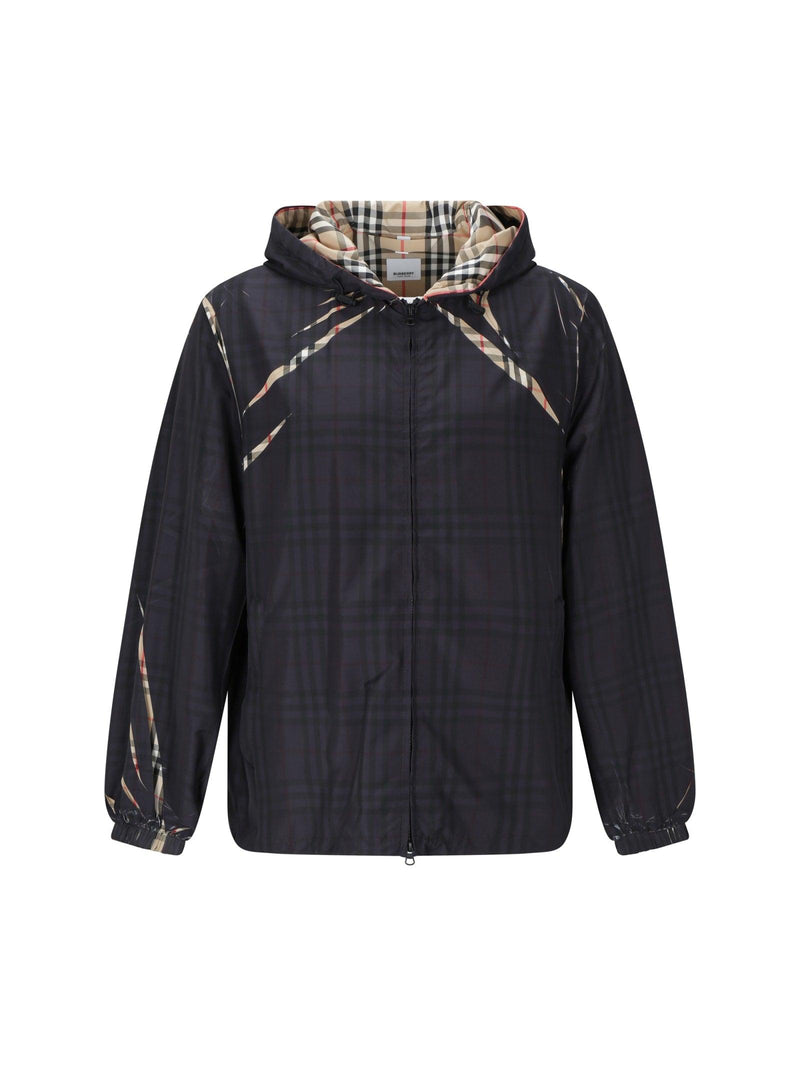 Burberry Sliced Check Jacket - Men - Piano Luigi