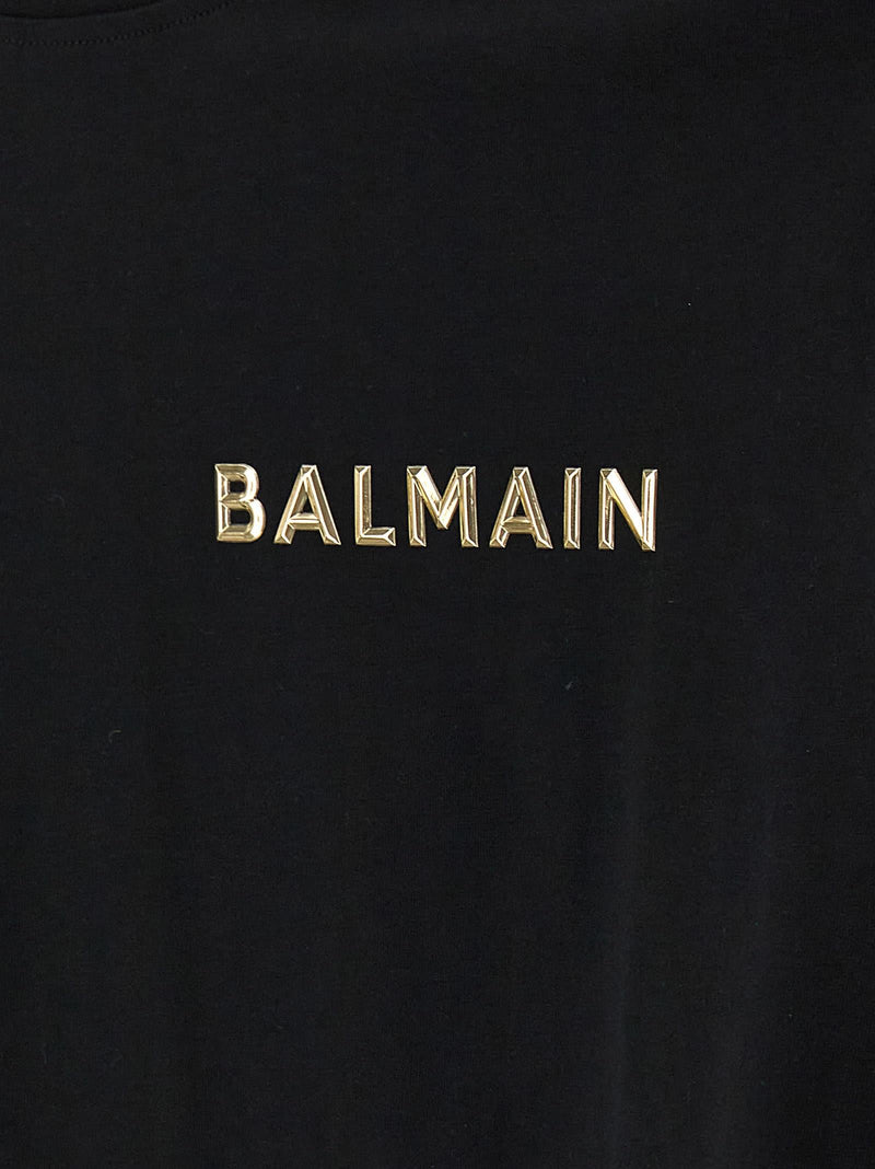 Balmain Logo Cropped T-shirt - Women - Piano Luigi