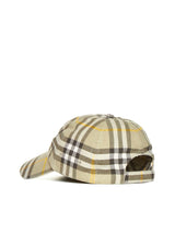 Burberry Baseball Cap With Check Print - Men - Piano Luigi